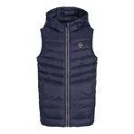 JACK & JONES boy kapitone yelek Junior, Lacivert blazer/Detay: Gerçek kırmızı dikiş, 164