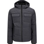Jack & Jones Brady Sn Erkek Gri Kapüşonlu Şişme Mont - 2XL