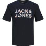 Jack & Jones Bryan Corp Logo Erkek Tişört %100 Pamuk Günlük Stil Kısa Kol Regular Fit - 03L-Lacivert - XS