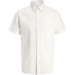 Jack & Jones Büyük Beden Kisa Kollu Gömlek - Breeze - 00-Beyaz - 3XL