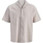 Jack & Jones Büyük Beden Resort Yaka Gömlek - Breeze - 345-Bej - 4XL