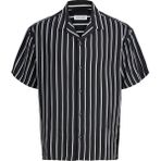 Jack & Jones Büyük Beden Resort Yaka Gömlek - Jeff - 0-Siyah - 3XL