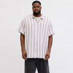 Jack & Jones Büyük Beden Resort Yaka Gömlek - Nantucket - 00-Kırmızı - 4XL