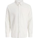 Jack & Jones Büyük Beden Uzun Kollu Gömlek - Breeze - 00-Beyaz - 5XL