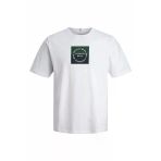 Jack Jones Catskılls Square Brandıng Logo Regular Fit Erkek Tişört 12290856