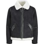 Jack & Jones Cole Aviator Erkek Mont – Pilot Stil Kaban - 2XL - Siyah