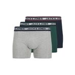 Jack Jones Colıver Solıd 3 Lü Paket Erkek Boxer 12270759