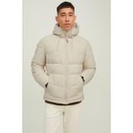 Jack & Jones Copenhag Puffer Jacket Erkek Fonksiyonel Mont 12215130-06 - Bej - 2XL
