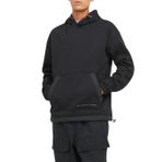Jack & Jones Core Jcofilo Plain Aw23 Sweat Hood SN Siyah Erkek Sweatshirt