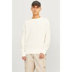 Jack & Jones Core Jcomason Pamuklu Regular Fit Bisiklet Yaka Kazak Erkek Kazak 12264525 - Krem