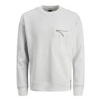 Jack & Jones Core Jcospace Pocket Sweat Mix Package Gri Erkek Sweatshirt