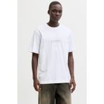Jack & Jones Core Logolu Pamuklu Regular Fit Bisiklet Yaka T Shirt Erkek T Shirt 12289868 - Beyaz - 2XL