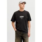 Jack & Jones Core Logolu Pamuklu Regular Fit Bisiklet Yaka T Shirt Erkek T Shirt 12289868 - Siyah - XL