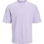 Jack & Jones Core Pamuklu Loose Fit Sıfır Yaka T Shirt Erkek T Shirt 12227671 - Lavanta