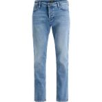 Jack & Jones Dar Paça Erkek Kot Pantolon 12289824 Konforlu Denim Kumaş ve Desenli Tasarım - Mavi - 34 - 30