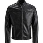 Jack & Jones Deri Ceket Jcorocky 12147218 - Koyu Siyah