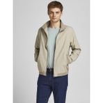 Jack & Jones Dik Yaka Softshell Bomber Ceket Krem Rengi 2XL Erkekler İçin Şık ve Rahat