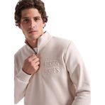 Jack & Jones Dik Yaka Sweatshırt, S, 5003317736, Krem, erkek