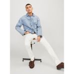 Jack & Jones Düşük Bel Slim Fit Beyaz Erkek Denim Pantolon Jjıglenn Jjevan Cj 977 Sn - 31 - 30