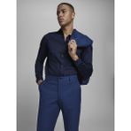 Jack & Jones Düz Renk Süper Slim Klasik Gömlek - XL - Lacivert