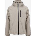 Jack & Jones Ekru Erkek Kapüşon Normal Ceket Jcoland Jacket Ln - 2XL - Taş