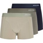 Jack & Jones Erkek 3'lü Bambu Boxer Paketi - Gabriel - 310-Yeşil