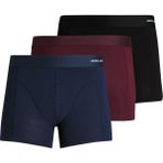 Jack & Jones Erkek 3'lü Boxer (12198852-PRE) - XL - Bordo