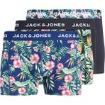Jack & Jones Erkek 3'lü Boxer (12295180-DN) - Lacivert - M