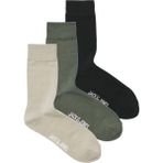 Jack & Jones Erkek 3'lü Çorap Paketi - Max - Standart - 01-Yeşil