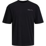 Jack & Jones Erkek Arkası Baskılı Tişört 12238969 - Siyah - XL