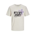 Jack & Jones Erkek Basic Tişört –%100 Pamuk, JJJAXON Modeli taş l