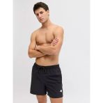 Jack Jones Erkek Beli Lastikli Siyah Deniz Şortu 12291385