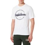 Jack & Jones Erkek Beyaz Tişört