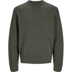 Jack & Jones Erkek Bisiklet Yaka Triko Kazak - Milano - 02Y-Yeşil - 2XL