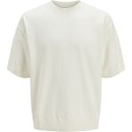 Jack & Jones Erkek Bisiklet Yaka Triko Tisört - Bradfort - 00-Beyaz
