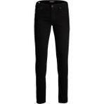 Jack & Jones Erkek Black Denim Jean Pantolon Klasik Drop Özellikli Kanvas Kumaş - Siyah - 36