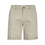 JACK & JONES Erkek Chino Şort Normal Kesim Chino Şort, Crockery, M