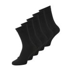 JACK & JONES Erkek Çocuk JACBLACK SOCK 5 PACK NOOS JNR Çorap, Black Pack:black - black - black - black, 33/37