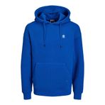 JACK & JONES Erkek Çocuk JCOSTRUCTURED SWEAT HOOD SMU Jeans, Koyu Mavi, L