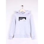 Jack & Jones Erkek Çocuk Sweatshirt, Dağ Baskılı, Kapüşonlu, Beyaz, 14 Yaş
