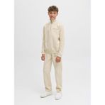 Jack & Jones Erkek Çocuk Sweatshirt, Nakışlı, Krem, 8 Yaş