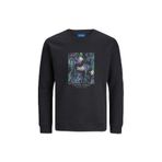 Jack & Jones Erkek Çocuk Sweatshirt, Siyah, 10 Yaş