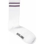 Jack & Jones Erkek Çorap 12204854 - Standart - Beyaz - Mor