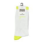 Jack & Jones Erkek Çorap 12252044 Beyaz-yeşil Beyaz - Yeşil