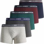 Jack & Jones Erkek Dark Grey Melange Boxer - Çok Renkli