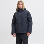 Jack & Jones Erkek Fermuar Kapamali Kapüsonlu Mont - Ccmoon - 001-Lacivert