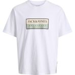 Jack & Jones Erkek Gögüs Baskili Bisiklet Yaka Tisört - Frederiksberg - 0-Beyaz - 2XL