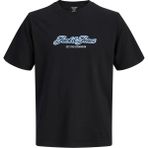 Jack & Jones Erkek Gögüs Logo Baskili Tisört - Catskill - Siyah