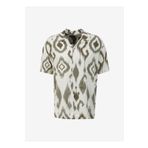 Jack & Jones Erkek Gömlek Beden, Haki, M, JORJEFF GALLERY AOP RESORT SHIRT SS