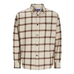 JACK & JONES Erkek Gömlek Relaxed Fit Gömlek, Oatmeal., XS